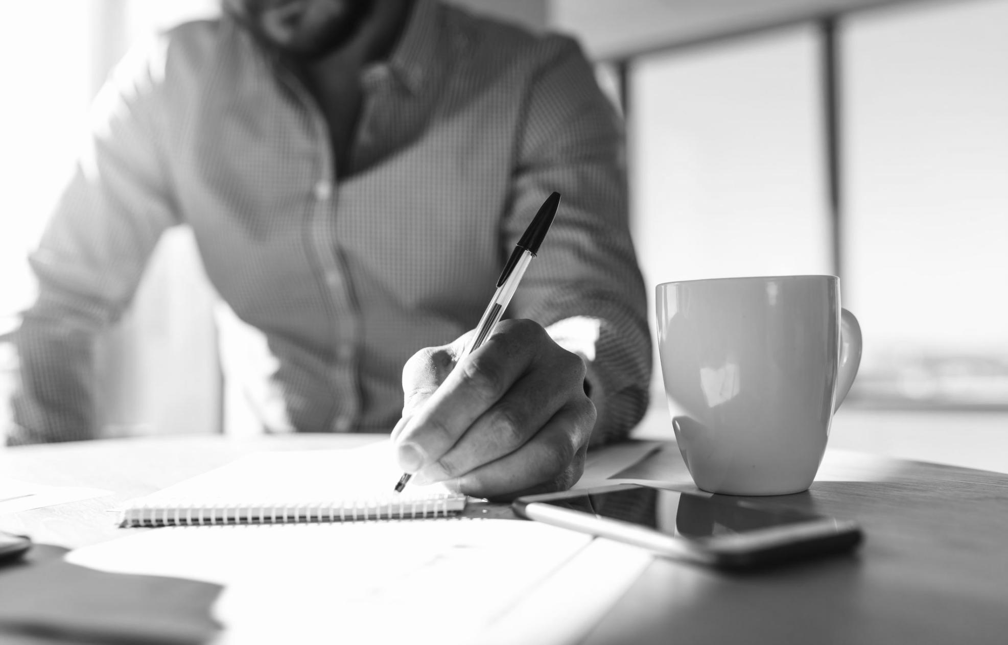 Webinar Teilnehmer bei der Arbeit